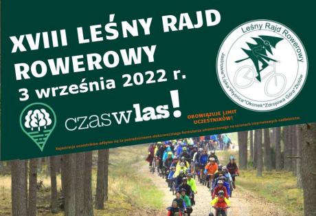 Ruszają zapisy na XIX Leśny Rajd Rowerowy 2022